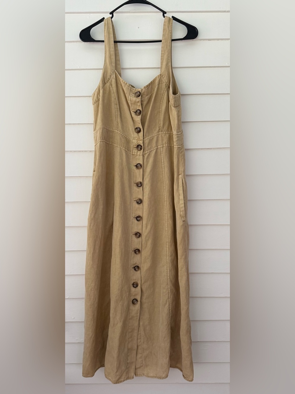 Sundance | Tencel Linen Maxi Dress Size Medium